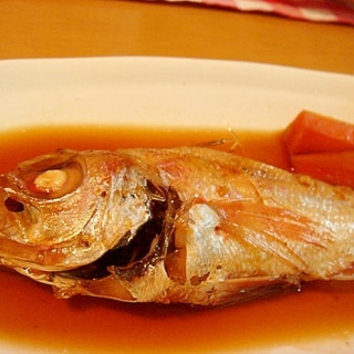 白身魚の煮付け（赤むつ）